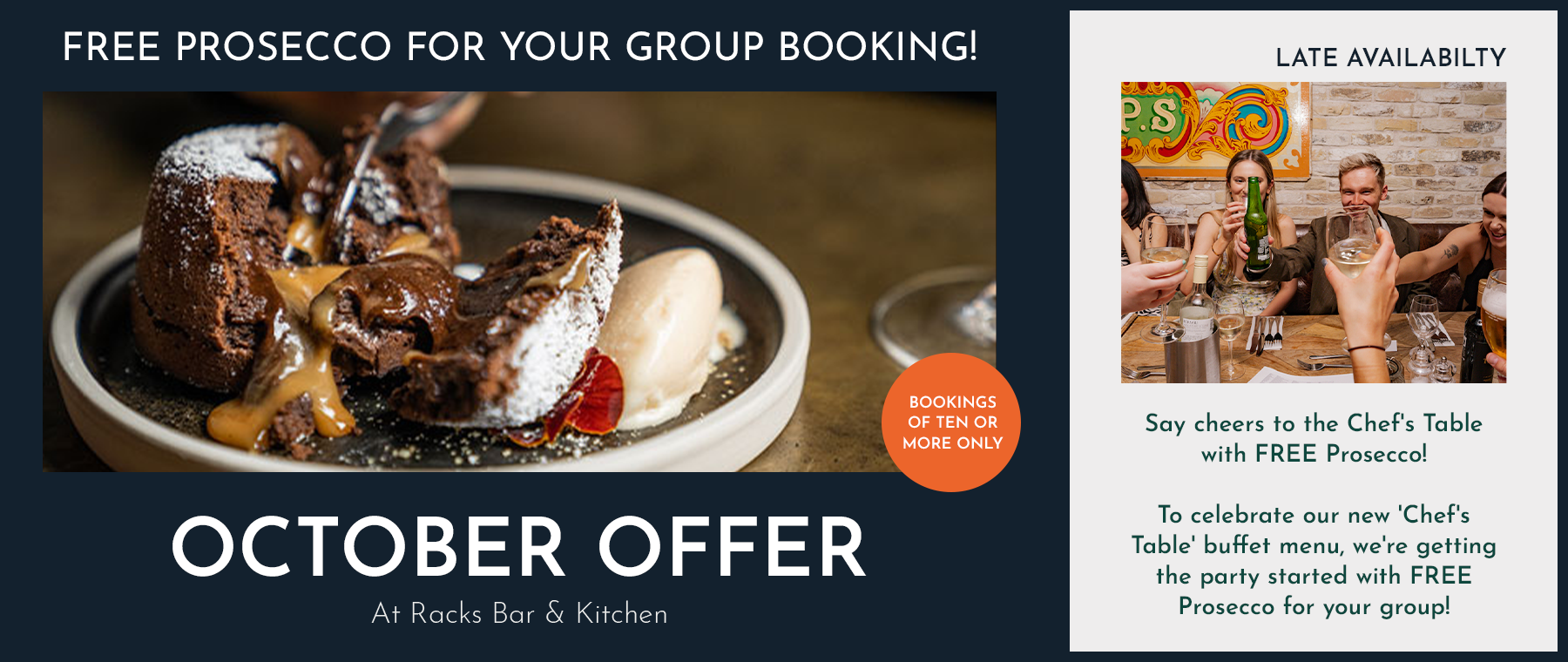 Private Dining in Bristol Racks Bar and Kitchen